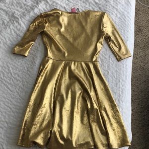 NEW GOLD DRESS